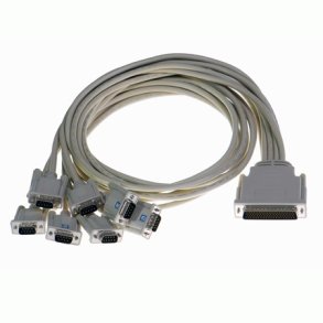 Brainboxes Lynx Cable 78 Way D to 8x9 Pin