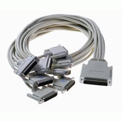 Brainboxes Lynx Cable 78 Way D to 8x25 Pin