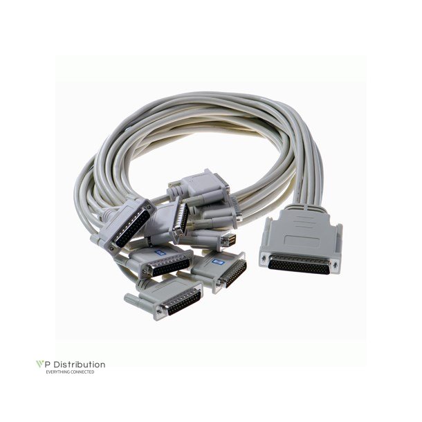 Brainboxes Lynx Cable 78 Way D to 8x25 Pin