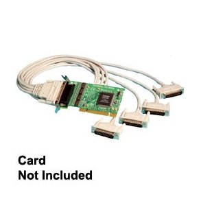 Brainboxes Quad Cable 44 Way D to 4x25 Pin