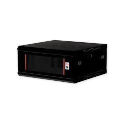 ROLINE 19" Wall Cabinet Basic Plus 4 U 600x600 BxT black