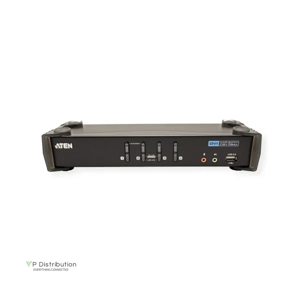 ATEN CS1764A 4-Port USB DVI KVM SwAudio