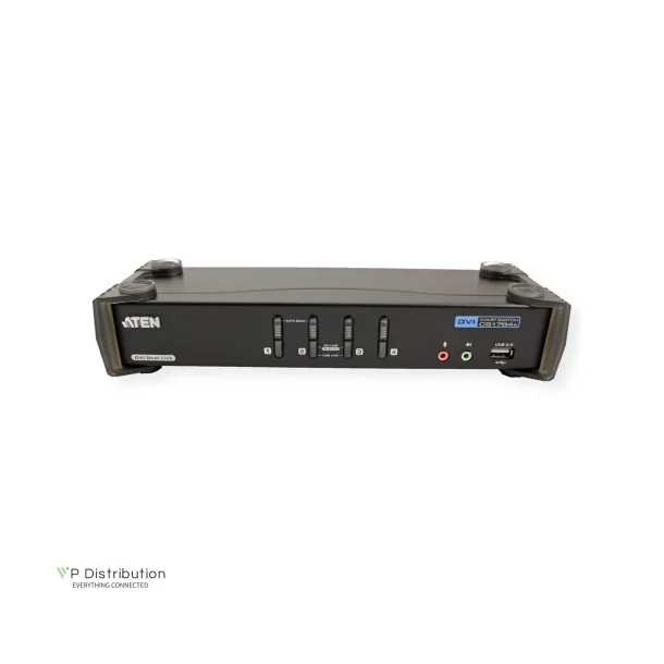 ATEN CS1784A 4-Port USB DVI KVM Sw,Audio