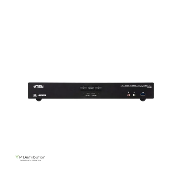 ATEN CS1842 2-Port USB 3.0 HDMI KVM Switch 4K