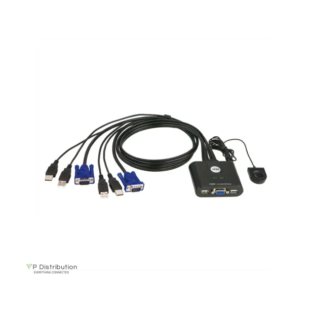 ATEN CS22U 2-Port USB VGA KVM Switch