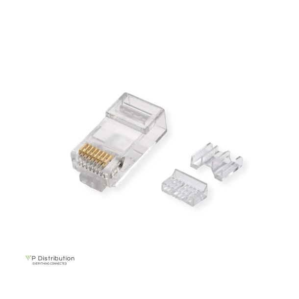 ROLINE Cat.6A Modular Plug, Unshielded, +Insert, 10 pcs.