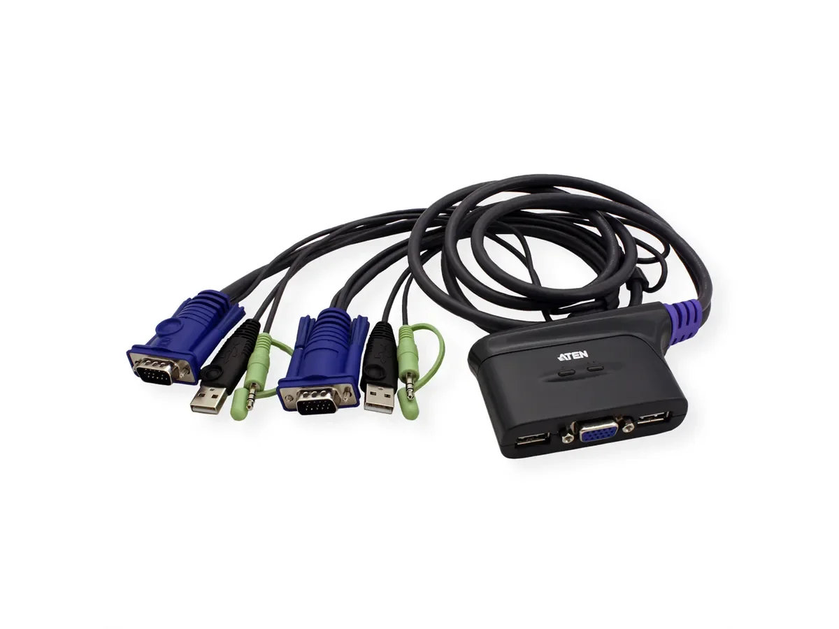 ATEN CS62US 2P USB VGA KVM Switch Audio - KVM Switches - VP ...