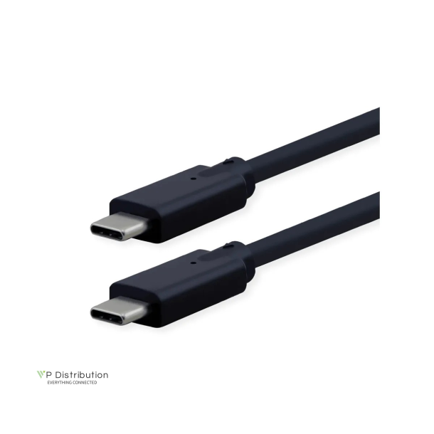 ROLINE Cable compatible USB3.2Gen2, 10G, C-C, M/M, 85W, 7m