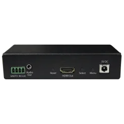 SmartAVIHDMI, USB 2.0, Audio via Dual Fiber Receiver. Includes: [DFX-XT-RX-S, PS5VD3A-WLLMNT]
