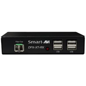 SmartAVIHDMI, USB 2.0, Audio via Dual Fiber Receiver. Includes: [DFX-XT-RX-S, PS5VD3A-WLLMNT]