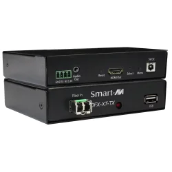 SmartAVIHDMI, USB 2.0, Audio via Dual Fiber Extender. Includes: [DFX-XT-TX-S, DFX-XT-RX-S, 2 X (PS5VD3A)]