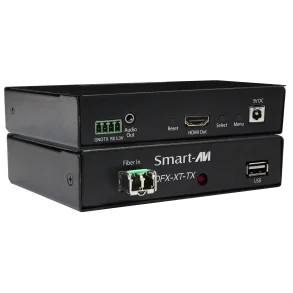 SmartAVIHDMI, USB 2.0, Audio via Dual Fiber Extender. Includes: [DFX-XT-TX-S, DFX-XT-RX-S, 2 X (PS5VD3A)]