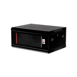 ROLINE 19" Wall Cabinet Basic Plus 4 U 600x450 BxT black