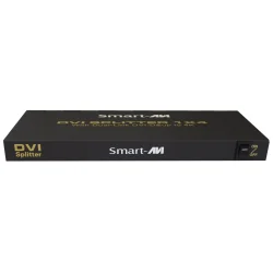 SmartAVI DVI-I (DVI/VGA), 4-Port Splitter, 1920x1200. Includes: [DVS4P, CCDVIMM06, PS5VD2A]