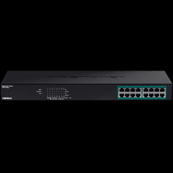 Trendnet 16-port GREENnet Gigabit PoE+ Switch (250W)