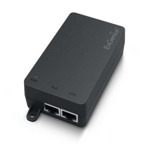 EnGenius PoE adapter 1 port GbE 110 240VAC-in proprietary 24V/1.0A-out (Pin4-5 24V/pin7-8 return), EPA2410GP