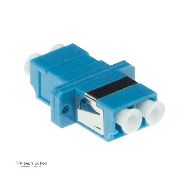 ACT Fiber optic LC duplex adapter singlemode OS2