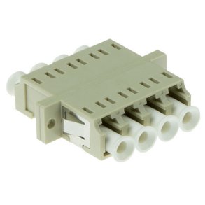 ACT Fiber optic LC quad adapter OM1/OM2