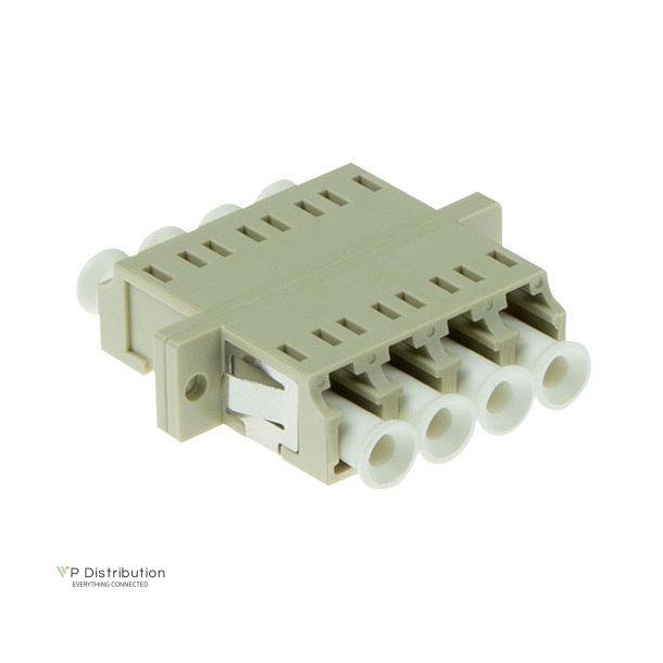 ACT Fiber optic LC quad adapter OM1/OM2