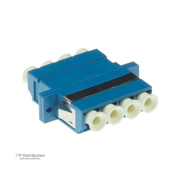 ACT Fiber optic LC-LC quad adapter singlemode OS2