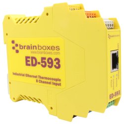 Brainboxes Ethernet to 8 Channel Thermocouple Input