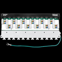 Trendnet 12-port Cat6a Shielded Wall Mount Patch Panel