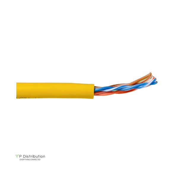 ACT CAT5E U/UTP stranded patch yellow 305 m