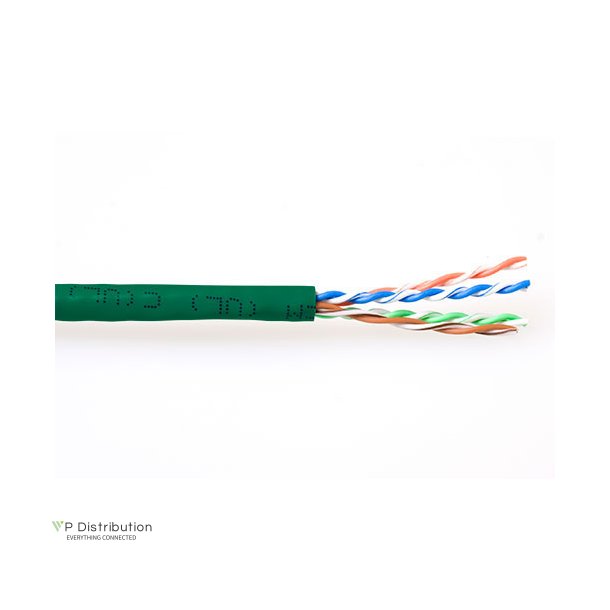 ACT CAT6 U/UTP stranded patch green 305 m