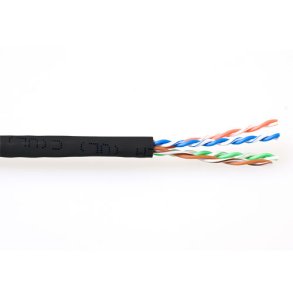 ACT CAT6 U/UTP stranded patch black 305 m