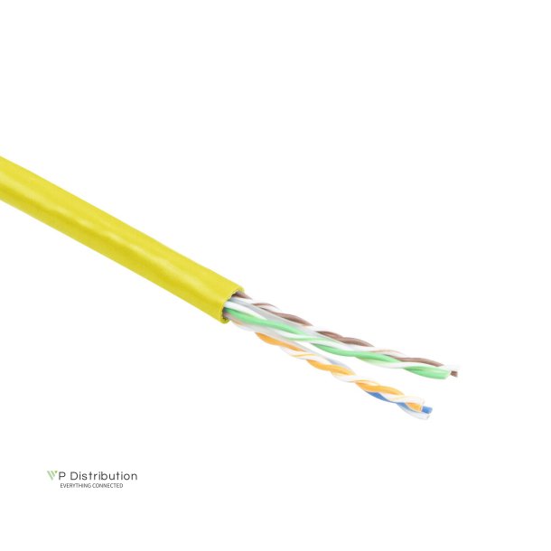 ACT CAT6A U/UTP PVC patch 305 m yellow