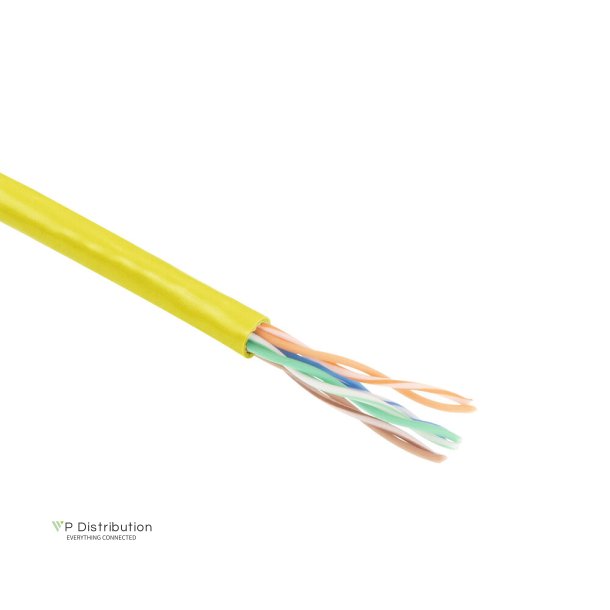 ACT CAT5E U/UTP stranded patch yellow100 m