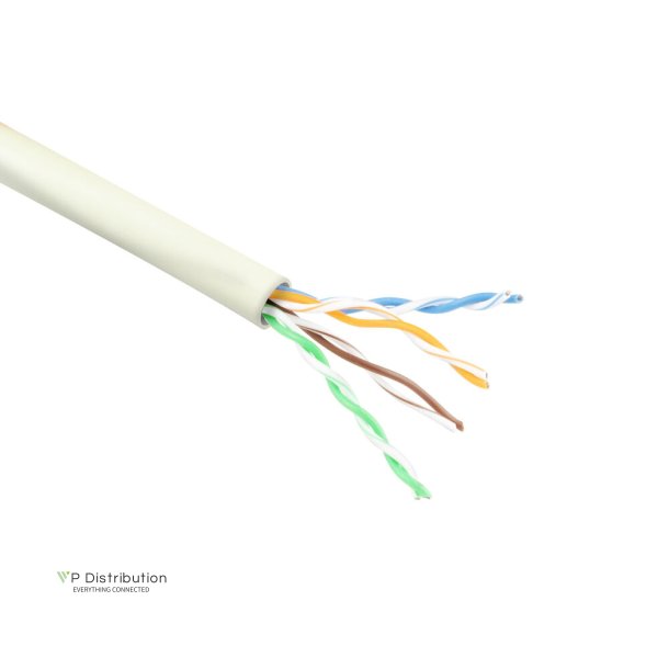 ACT CAT6 U/UTP stranded patch ivory 100 m