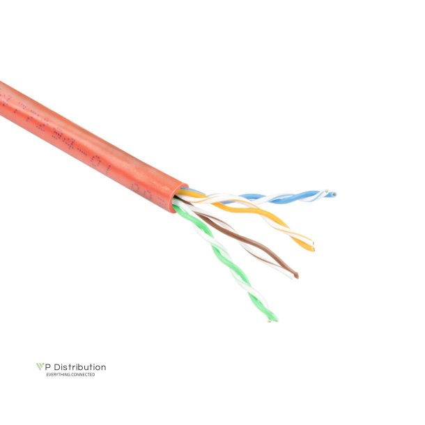 ACT CAT6 U/UTP stranded patch red 100 m