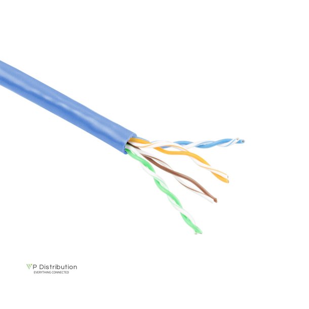 ACT CAT6 U/UTP stranded patch blue 100 m