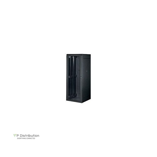 Triton 19" Network Cabinet 37U, 600X600Mm, Glass Door, Black