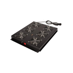 ROLINE 19" Fan unit with 6 fans ON/OFF  for server rack black