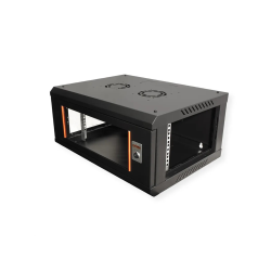 ROLINE 19" Wall Cabinet Basic Plus 4 U 600x450 BxT black