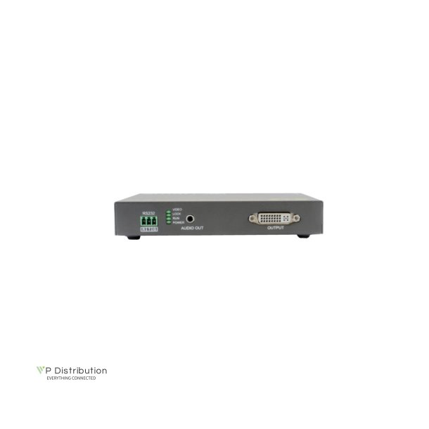 SmartAVI DVI-D, Stereo Audio, Singlemode Fiber Receiver Up to 6 miles. Includes:  [FDX-AVPRO-RX and (PS5VD4A)]