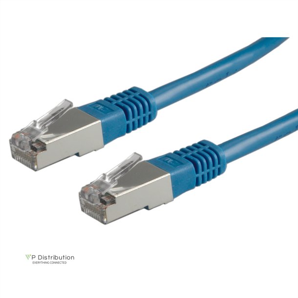 ROLINE FTP Patch Cord Cat.5e (Class D), blue, 2 m