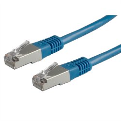 ROLINE FTP Patch Cord Cat.5e (Class D), blue, 5 m