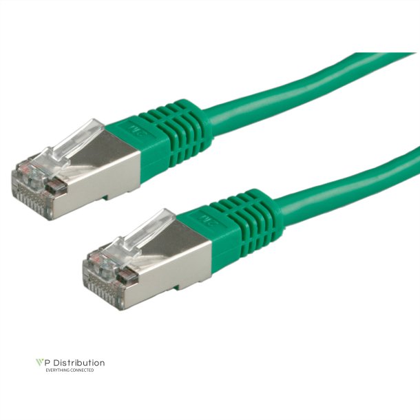 ROLINE FTP Patch Cord Cat.5e (Class D), green, 2 m