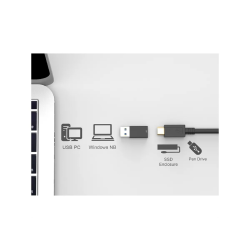 ROLINE USB3.2 Gen1 Adapter,  C - A, F/M, Aluminium