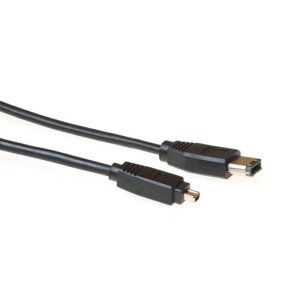 ACT Firewire IEEE1394 connection cable 6-pin male - 4-pin male  4,50 m