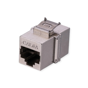 VALUE IN-LINE Coupler, RJ45-RJ45 C6A STP , short