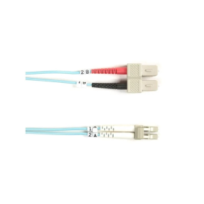 Black Box OM3 LC-SC DUPLEX AQUA 3M