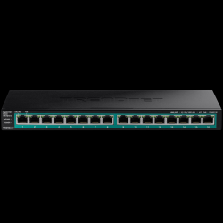 Trendnet 16-Port Gigabit PoE+ Switch(123W)
