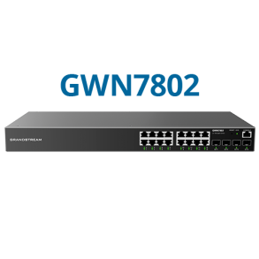 Grandstream Layer 2+ Managed Network Switch, 16x GbE RJ45, 4x SFP, Internal PSU