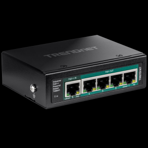 Trendnet 5-Port IndustrialGigabit PoE++ Powered DIN-Rail Switch with PoE Pass-Through