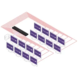 SmartAVI HDMI 16-Port Splitter. Version 2 Includes: [HDS16P-V2,PS5VD4A]