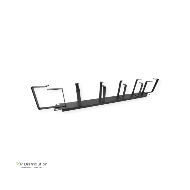 VALUE 19" 1U Rack Wiring Mng. W/6 G-Type Metal Bracket